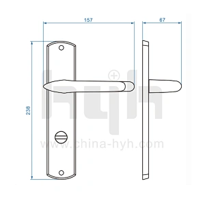 Popular Simple New Style Safety Double Door Mortise Lock